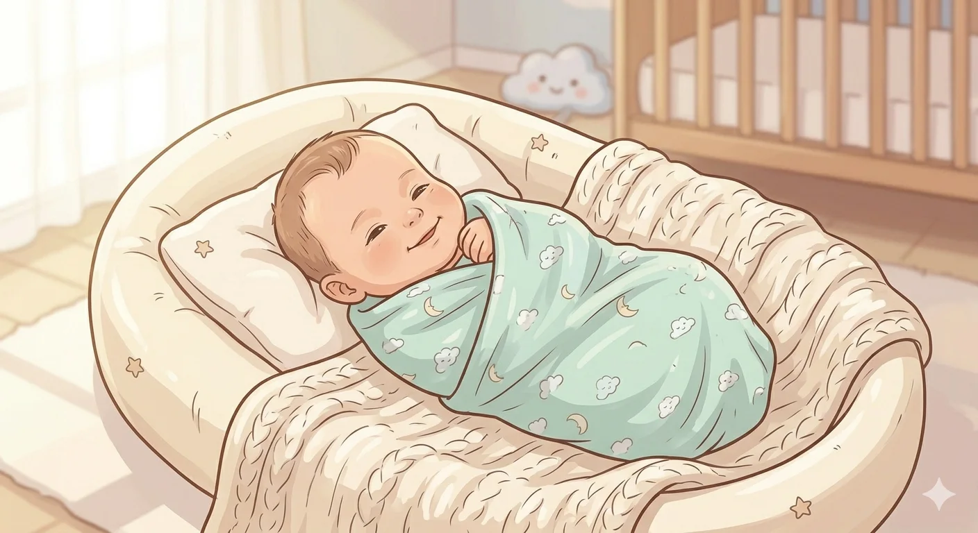 เทคนิค "ห่อตัวลูก" ให้หลับปุ๋ย ลดอาการผวา (Startle Reflex)